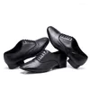 Chaussures de danse Cowhide Men's Modern Adult Real Soft Sole Sole Ballroom Latin Style