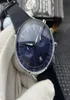 ファッションメンズウォッチブルーAR11105 Quartz wristwatchナチュラルレザーメンズウォッチトップブランド時計豪華な時計ミリタリースポーツクロノグ8214923