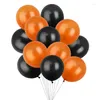 Party Decoration 20st/Lot Btrudi Halloween Balloons 12 tum 2,8 g orange svart latexballong semester