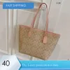 Coache Bag Brand Name Women's Handbag Sacoche Spotted Pillow Tote Late Bagging High-Quality Canvas Leather Handbag Purse Clutch Purse De 6505