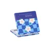 Spiegel 1pc Zwei-Seiten-Falt-Make-up-Spiegel leichter Mini Tragbarer Make-up Mirror Compact Pocket Blumen Make-up Spiegel