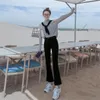 Women's Jeans Korean Fashion High Waist Boot Cut Denim Pants Ankle Length Sweet Skinny Vaqueros Mujer Flare 2024 Summer Slim Women