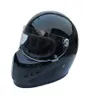 Casco da cucina a cascata full -full motociclisti con scudo per il corridore vintage Cafe Casco Helmet bici retrò Cool1223966