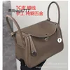 Luxe tas Lind L 2024 Handsewn Wasdraad Lind Bag Leisure Doctor Dames Tas High End Lind Handtas Handgemaakte koehidetas