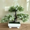 Fiori decorativi ganoderma albero pino simulazione fiore pianta artificiale bonsai falsa pista verde piante ornamenti tavolo decorazione top decorazione