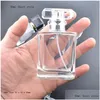 Parfumfles per 5 stks 50 ml transparante zwarte flessen reiszak glas spray lege mist dispenser verstuiver druppel levering gezondheid zijn otf6o
