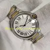 5 Style Unisex With Box Papers Watches Real Picture 36mm Ladies Mens Roman Dial W2BB0030 Yellow Gold Two Tone Bracelet WGBB0043 Everose Automatic Dress Watch