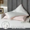枕天然桑シルク枕ソフト本物の絹の枕カバー髪と肌のための天然シルクの内側健康な睡眠鉱石en Soie
