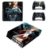 Stickers 15 Styles Sword Art Online Anime PS4 pro Skin Sticker For Sony Playstation 4 Promotion Console & 2Pcs Controller Protection Film