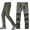 SFABL 5XL Summer Quick Dry Hiking Pants Men Stretch Waterproof Tactical Pants Zipper Pockets Trousers Lightweight Fishing Pants 240423