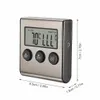 Moseko Digital Ofen Thermometer Küche Lebensmittel Kochfleisch BBQ Sonde Thermometer mit Timer Wassermilchtemperatur Kochwerkzeuge 240423