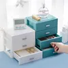 234 Lagen Desktop Plastic opberglader Organisator Doos Container Office Desk Shelve Rack Cabinet Cosmetische make -up 240415