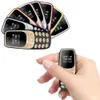 Servo liten mobiltelefon Bluetooth Dialer Magic Voice Low Strålning Telefonsamtal Inspelning 2/3 SIM GSM Unlocked Mini -mobiltelefon