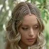 ウェディングヘアジュエリーxsbodyファッション自由hoh馬クリスタルヘッドチェーンウェディングヘアアクセサリーエレガントなヘッドピースブリングブライダル額インドジュエリーD240425