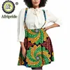 Jupes Vêtements africains pour femmes Élégants Graces jupe cire coton Imprimé d'été plissé plus taille décontractée haute taille S2127003