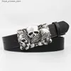 Belts Western style denim PU belt - mens belt cow decorative floral jeans Q2404251