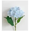 Dekoracyjne kwiaty Symulacja plastikowa Druk 3D Hortangea Oddział Home Plant sztuczny kwiat biały hortensja dekoracja salonu