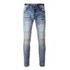 Jeans de créateurs de jeans ksubi pour hommes jeans femmes jeans petit ami drip crème gris jeans violet court ksubi