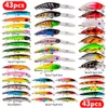 Przynęty Przynęty Zestaw wędkarski Zestaw twardej przynęty Mini Minnows Floating Swing Crankbait Crazy Wobblers Artificial Bionic Crank 221111 Down