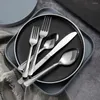 Dinnerware Sets 48 Pieces Set Cutlery Stainless Steel Western Tableware Traditional Classic Dinner Suit Knife Fork Restaurant Dining