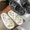 Slippers wtempo plate-forme féminin chaussures Summer plage eva soft sole tongs sandals mascules salle de bain intérieure