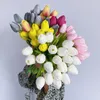 Decoratieve bloemen Simulatie Bloem Koreaanse Wind Tulpen Bouquets Tabel Decoratie Home Pography Props Wedding