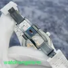 AP Crystal Wrist Watch Royal Oak Series 26579CB Fonction du calendrier de céramique blanc