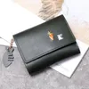 Wallets Korean Cute Animal Short Girls Wallet Card Holders Kawaii PU Leather Women Students Coin Purse