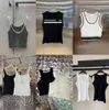 Moda damskie czołgi Camis Anagram-Embram Cotton-Blend Tank Top Shorts Designer nylon joga garnitur sportowy fitness Sports Bra Mini stroje