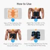 Dress Abdominal Muscle Stimulator Ems Abs Trainer Electrostimulation Muscles Toner Home Gym Fiess Equipment Usb Recharge Dropship