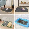 Cages Rabbit Guinea Pig Cage Liner Small Pet Items Waterproof Anti Slip Bedding Mat Highly Absorbent Pee Pad for Hamsters Accessories