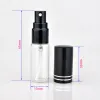 Flessen 100 stcs/lot 5 ml draagbare lege cosmetische kast reisspray fles parfum voor cadeau monster mini fles parfum make -up bevatrs