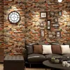 Peel and Stick Brick Wallpaper Stone Redgrey PREPROSTED CONTAKT KONTAPER Bedrum Dekor Selfadhesive Wall Stickers3562311