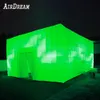 en gros personnalisé 4x4x3,2 mètres LED LED LED LED BLANC BLANC CUBE TENT TENTS Square Tentes Boule Booth pour le camping Camping Party