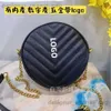 Cross Body 2023 Autumn Nowy pachnące pachnące małe okrągłe torba modna i wszechstronna torba łańcuchowa w stylu zachodnim jedno ramię w torbie crossbody T240425