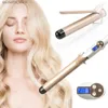 Curling Irons 13-38mm genuine electric professional ceramic curler Lcd curler iron curler Wave fashionable styling hair tool Q240425