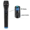 Mikrofoner Portable VHF trådlös mikrofon för karaoke som sjunger en