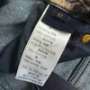 パリイタリアメンズデニムジャケットパープルジーンズカジュアルストリートファッションポケット暖かい男性女性カップルアウトウェア無料船F569S
