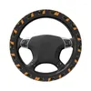 Steering Wheel Covers German Shepherd 38cm Anti-slip For Animal Dog Lover Protective Cover Car-styling