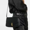 En nischdesign Pure Original * Rowt Metal Buckle Cowhide Rest Versatile Single Shoulder Diagonal Cross Liten Bag Tofu Bun Bo9r