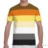 T-Shirts Gay Bear Pride Flagge Männer T-Shirt Frauen über alle Drucke Mode Girl T-Shirt Boy Tops Tees Sommer Kurzarm T-Shirts
