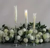 Crystal Candle Holders Acryl Candlestick Road Old Candelabra Centerpiecess Wedding Porps Christmas Deco