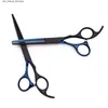 Tesoura de tesoura de tesoura Hair SCISSORS 5 6 0 Comprimento profissional Rainning Barber Scissor Cutting 440C Japan Steel 888 230317 Q240425