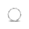Klaster pierścieni oryginalne 925 srebrne srebrne serca pierścionek Pierścień ślubny dla kobiet biżuteria w stosie Anillos Mujer