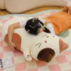 Toys Hot Sell 1m Huge Cute Cookie Cat Plush Toys Pillow Throw Home Decor Children Birthday Gift Sleeping Accompany Anime Animals Doll