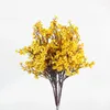 Декоративные цветы Gypsophila Stars Моделирование цветочных симуляций фальшивая искусственная невеста, держащая настоящую досягаемость домашний декор дома