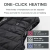 Jackets 21 Areas Heated Vest men women USB Electric Heating Jacket winter Body Warmer 6XL Oversized Hunting Hiking Cotton Coat