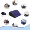 Oreiller oreiller multifonctionnel Body oreiller des positions de coussin gonflables soutient le coussin d'air oreiller triangulaire avec des taies d'oreiller