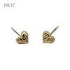 Boucles d'oreilles en peluche vintage gold gas