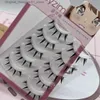 False Eyelashes 5 pairs of fake eyelashes manga Japanese role-playing pointed dramatic thick extended doll striped Q240425